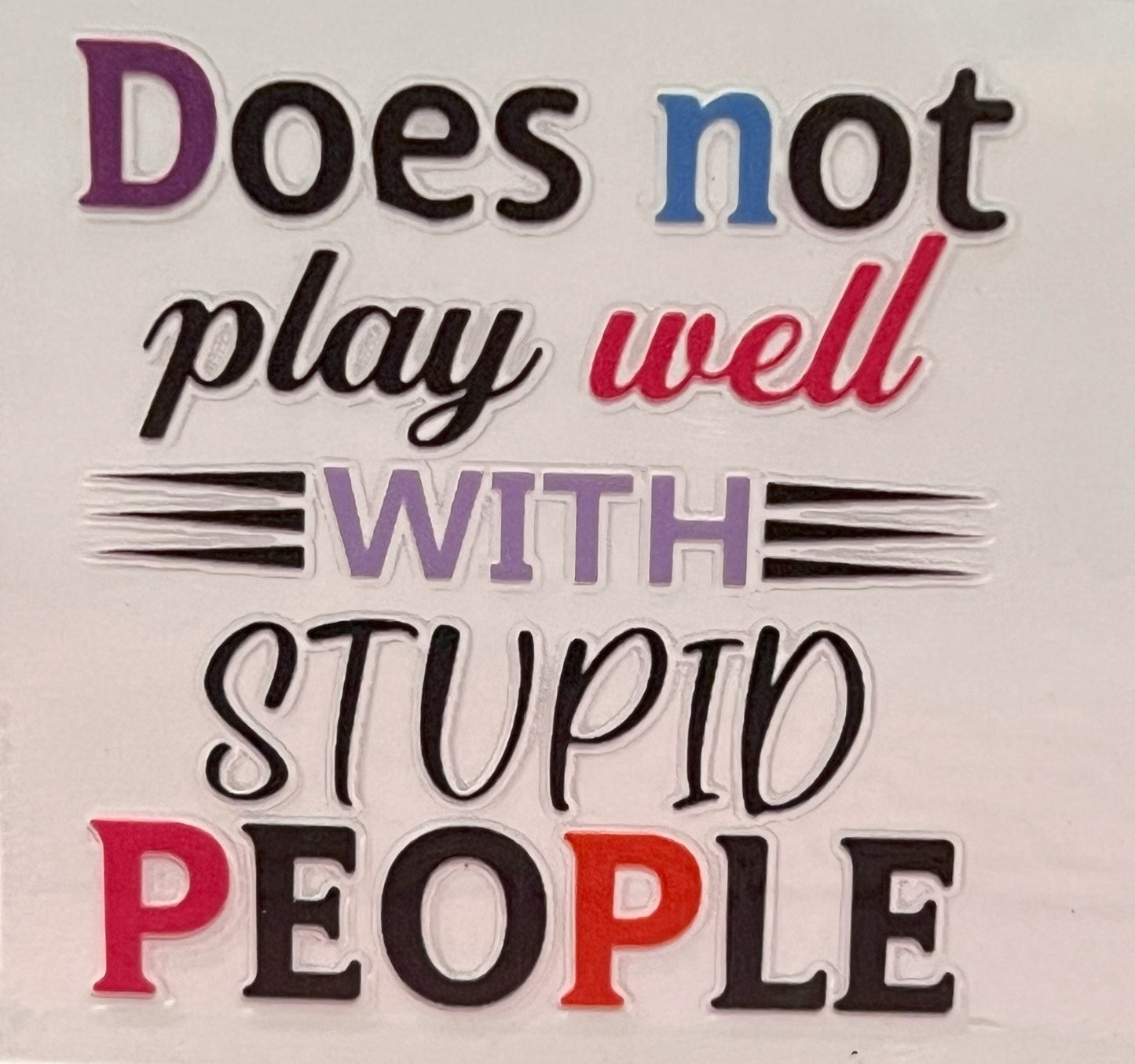 Sarcasm Decal - #123