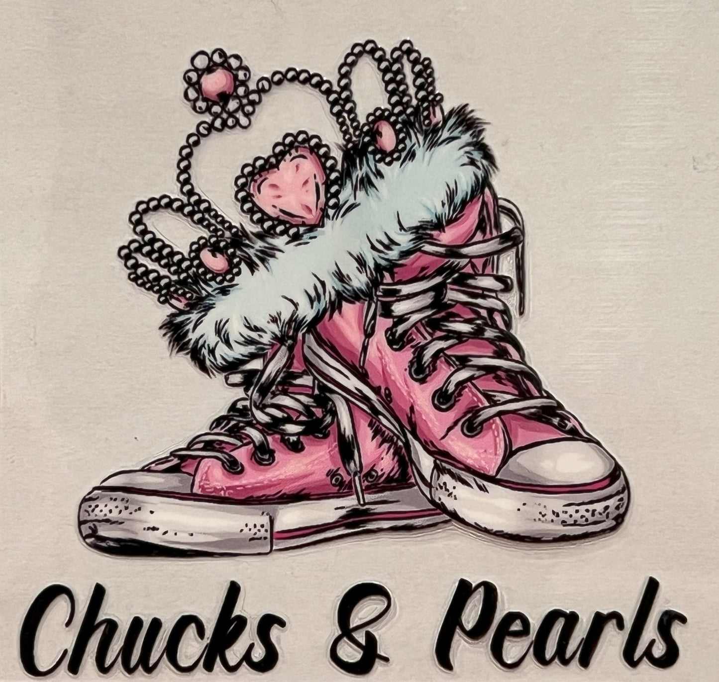 Chucks & Pearls Decal