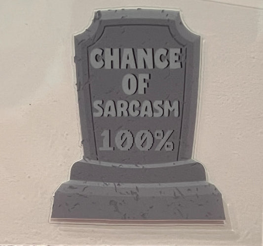 Sarcasm Decal - #135