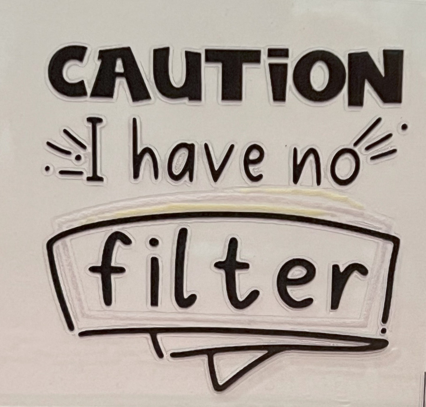 Sarcasm Decal - #130