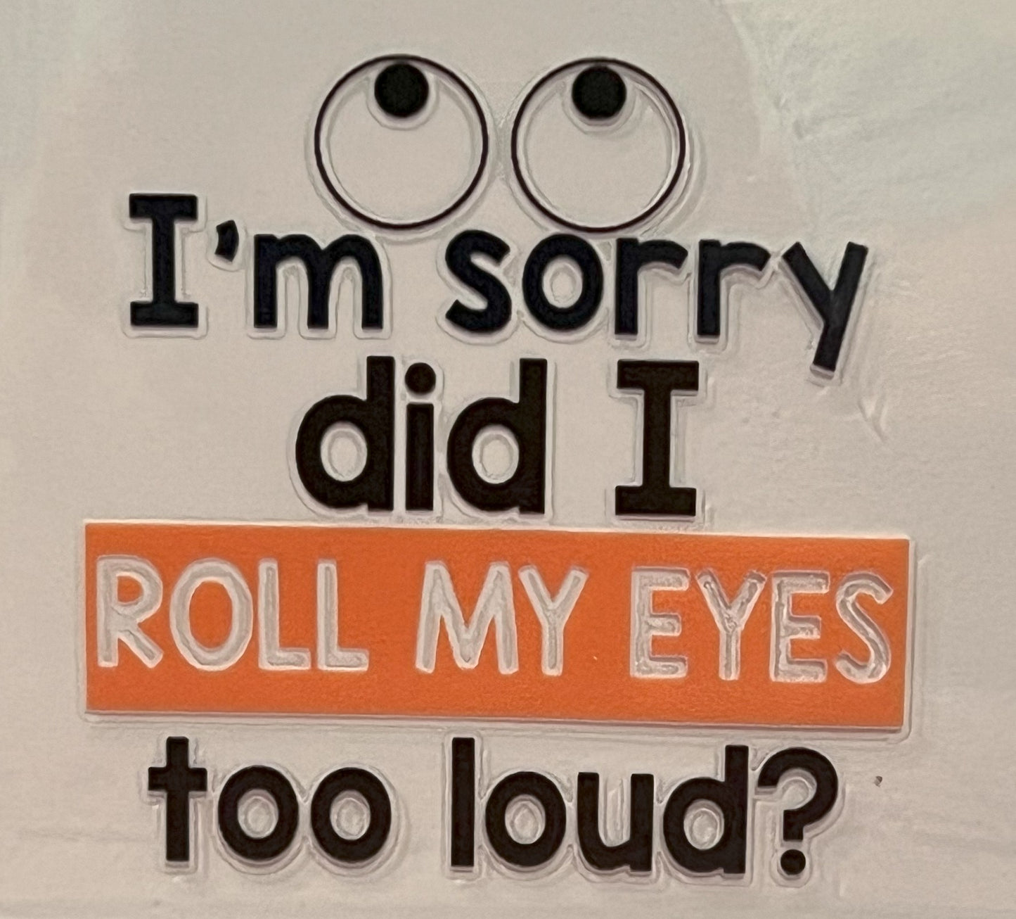 Sarcasm Decal - #125